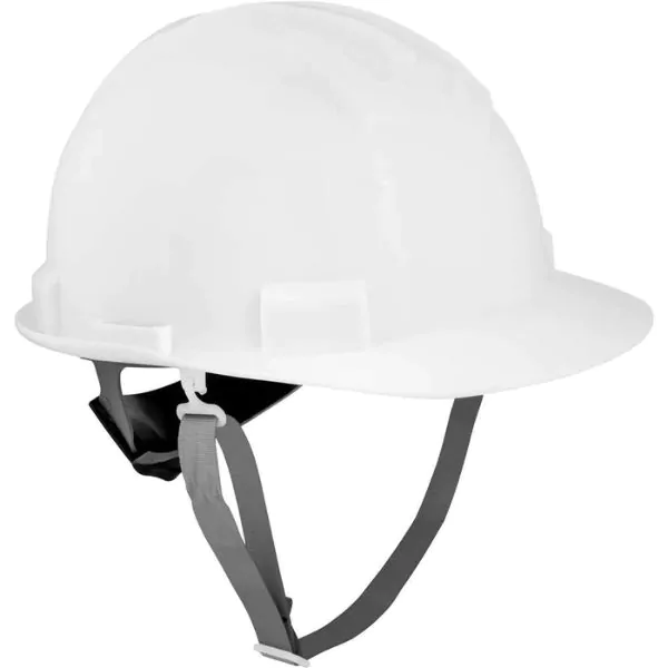 Capacete Aba Frontal Branco com Jugular e Suspensão com Catraca VONDER PLUS - Imagem 5
